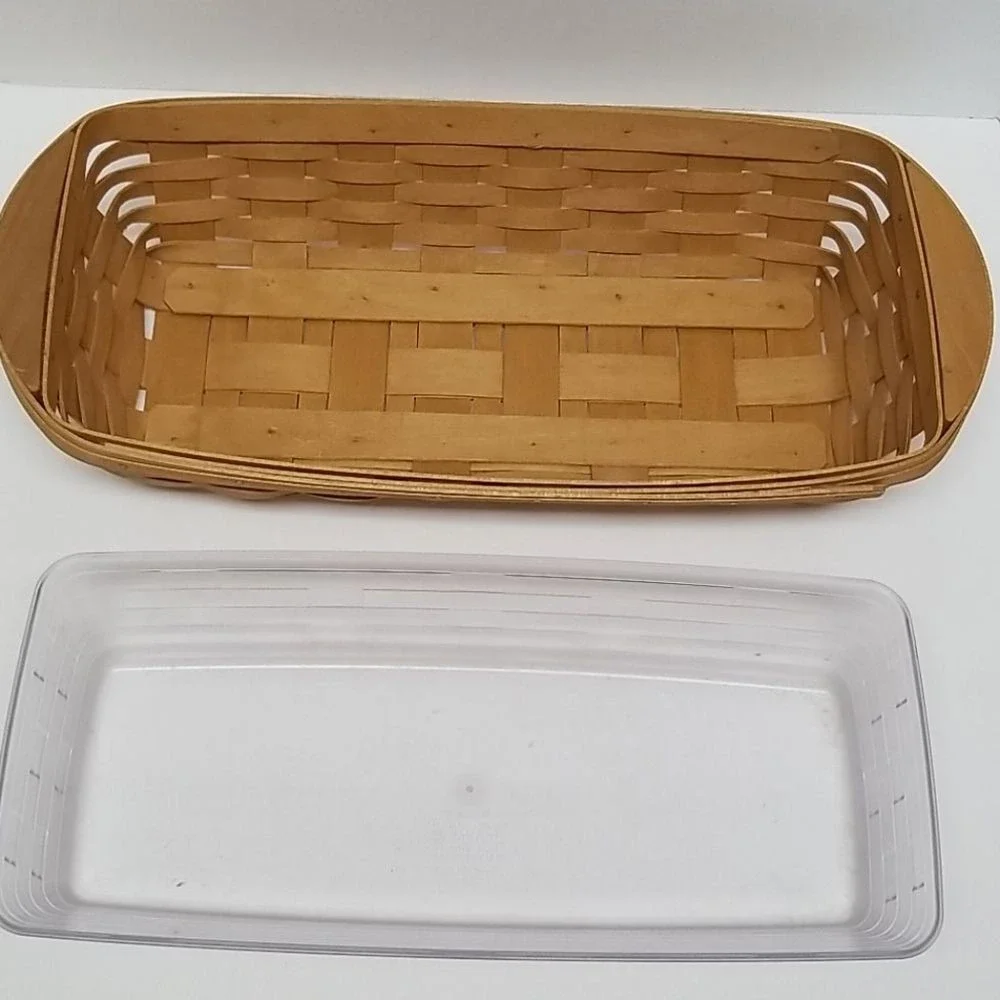 Longaberger Bagel‎ Basket Warm Brown HARD PLASTIC protector 2003